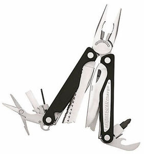 Leatherman Multitool Charge AL, Aluminium-Griffe, Leder-Holster