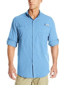 Columbia Men's Plus Tamiami II Long Sleeve Shirt Yacht - 3X/Tall