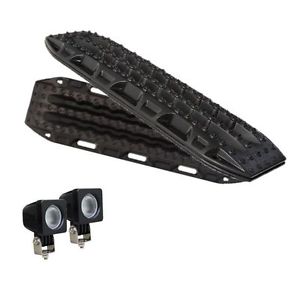 MAXTRAX pair Recovery Tracks Sand Mud Snow 4x4 Tred 4wd trax Car Black