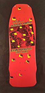 Mint NOS 1987 Uncle Wiggley John Schultes Wiggley World Vintage Skateboard Deck