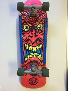 Vintage Santa Cruz Rob Roskopp Face Skateboard Original