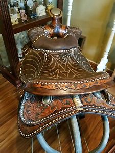 Vintage Circle Y Western Pleasure Saddle