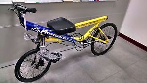 Rowbike Crew 2.0 The Ultimate Fitness Machine in Blue/Yellow