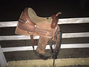 Billy Cook cutting saddle 16 mint condition 8/10