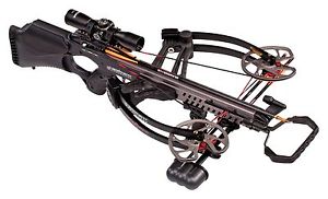 Barnett Vengeance Carbon Crossbow  with 3x32mm Scope Package Carbon Black