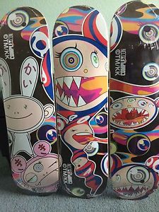 1 hour sale     TAKASHI MURAKAMI   COMPLEXCON  Skate Decks set of 3