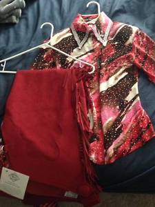 5 Piece Western Showmanship/Horsemanship Outfit Women's small/medium NWT