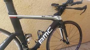 TT Bike BMC 2015 Size S TMO1 ultegra Aero Basebar Profile Design Ozero