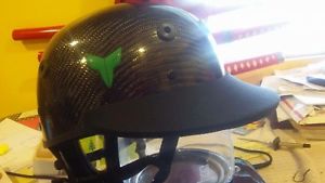 Carbon fiber ( Natural Color ) "Falcon"  Argentine polo helmet