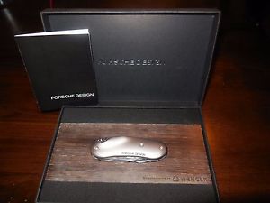 Porche Design Knife by Wenger - New, never used, in original box. 3.25 inches.