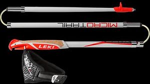 Leki Micro Trail Folding Running Poles - Size 120cm w/Nordic Lite Shark Glove