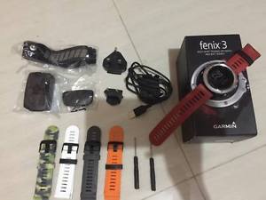 Garmin Fenix 3 Silver HRM Bundled with freebies