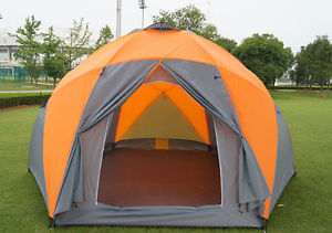 8-10 Person Tent Double Layer Bedroom Dorm Family Travel Outdoor Camping Tent