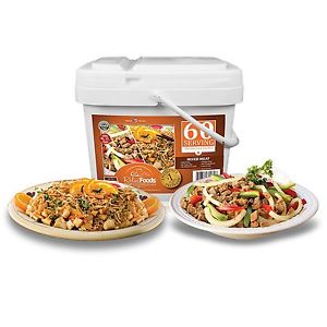 Relief Foods Freeze Dried Chicken and Beef Emergency Food Supply Bucket