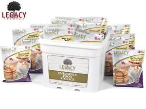 Long Term Freeze Dried Food Storage Breakfast Meals - 60 Large Servings - 20 Lbs