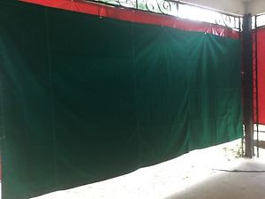 15' x 6'8" Canvas Straight WALL ONLY Tent Cemetery Retail Wedding Party GREEN