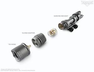 TNVC TX4 730 Lumen LED Conversion Heads for Surefire