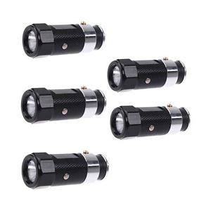 20x(5 Pcs Mini Rechargable LED Car Cigarette Lighter Flashlight Torch Lamps I0J0