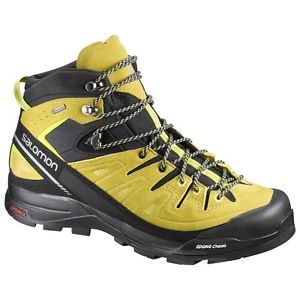 SALOMON X ALP MID ULTRA GTX BLACK/ALPHA YELLOW/GECKO GREEN