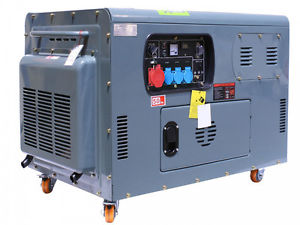 GENERADOR / GRUPO ELECTROGENO DIESEL INSONORIZADO 12KVA 400V 230V 12V