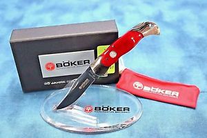 BOKER KNIFE - RED BONE ANNIVERSARY RED - COLLECTIBLE - LIMITED EDITION - 112860