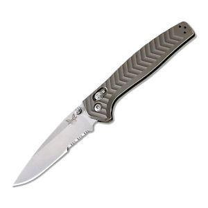 Benchmade 781S Anthem Folding Knife Combo Edge Satin Finish