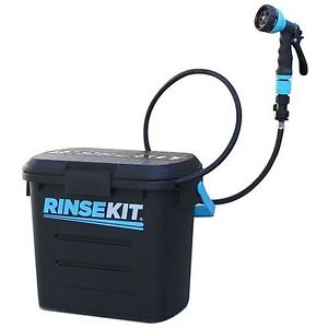 Rinse Kit Portable Sprayer 2-Gallon w/ Nozzle Pressurized Shower Camping Outdoor