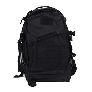 20x(Military Tactical Backpack backpack camping trip Hiking bag 40L Black V D4L3