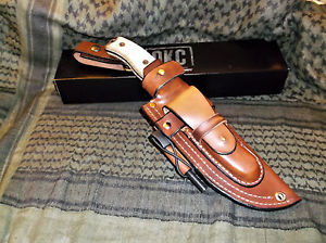 OKC RAT 7 & RAT 1 Folder, Custom Knife Sheath Combo, w/ Ferro Rod, RH Dangle NEW