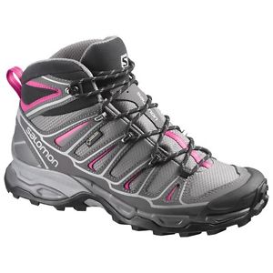 SALOMON X ULTRA MID 2 GTX W DETROIT/AUTOBAHN/HOT PINK