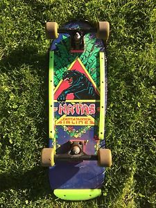 Vintage Natas Kaupas 1988 Skateboard Deck Black Panther OJ SlimeBall Wheels