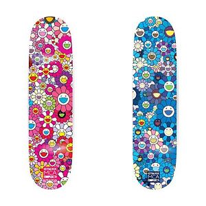 TAKASHI MURAKAMI x COMPLEXCON x MCA SKATE DECKS SET OF 2 SOLD OUT SIZE 8.0 DM