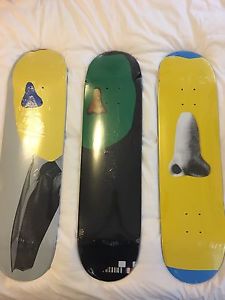 Supreme John Baldessari Deck Skateboard Set of 3 Authentic Box Logo Longo Koons