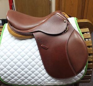 NEW Pessoa Gen-X Close Contact Saddle - 16.5" Medium (XCH) w/Triangle Knee Roll