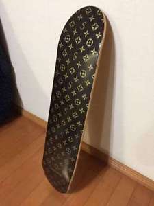 Supreme Monogram Skate Deck Louis Vuitton New Old  Stock  Brown 2000 Rare