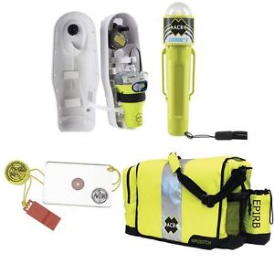 ACR EPIRB Safety Kit #1 - w/GlobalFix V4 Cat I, RapidDitch Bag, C-Strobe,  HotSh