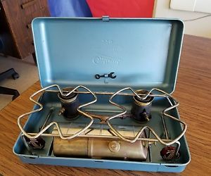 Vintage Optimus 22B Dual Camp Stove Burner Made in Sweden