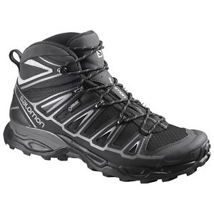 SALOMON X ULTRA MID 2 GTX  BLACK/BLACK/ALUMINIUM