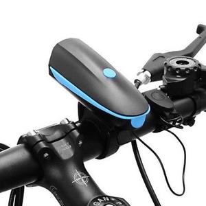 USB Charge Bicyclette LED Lumière Électrique Corne Phare Guidon Lampe De Poche #