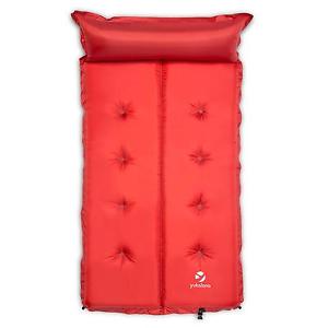 DOPPEL ISOMATTE 10CM LUFTMATRATZE SELBSTAUFBLASEND CAMPING THERMO MATTE KISSEN