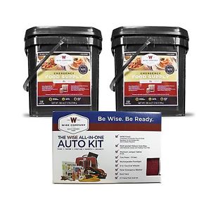 Wise Just in Case Bundle with Auto Kit (2 Month Supply for 1 Adult)