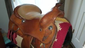 Custom CW Wiley Reining Saddle, Ranch Pleasure/Riding, Western Dressage 16"