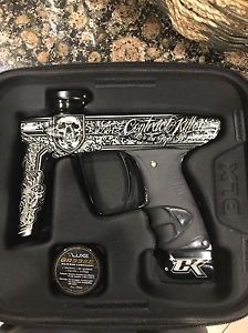 Limited Edition DLX Luxe ICE Electronic Paintball Marker- Black Contract Killers