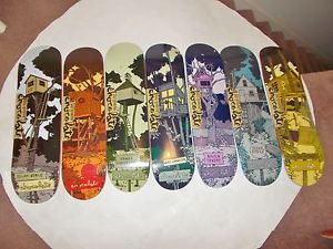 Chocolate Skateboards Treehouses Evan Hecox Art New 2015 Set