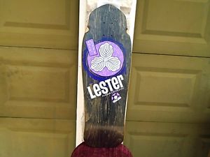 Vintage Skateboard Lester Kasai 1986 Tracker Leaf VTG Genuine Not Re-Issue USA