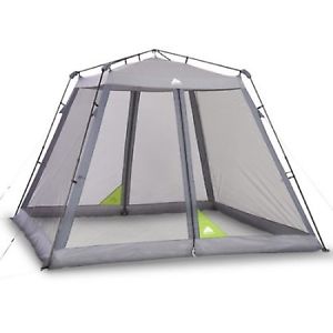 Instant Screen House Camping Shelter Outdoor 10x10 Canopy House Tent Beach Popup