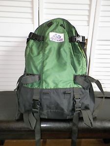 1990 Vintage GREGORY 19" Small Nylon Pack GREEN Backpack