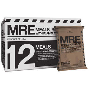 Meal Kit Supply Emergency Food Ration Packet, 140 oz, PK12 MKA-01