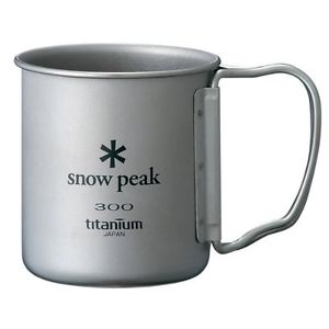 New Snow Peak Titanium Single Wall Cup 300 ml MG-042FHR Japan Import F/S