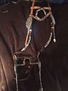 Western Billy Royal Bridle light oil Set